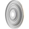 Ekena Millwork Cole PVC Medallion (Canopies up to 6"), 22"OD x 3 1/2"ID x 1"P, Universal Metallic Champagne Mist CMP22COECE - alternate 2